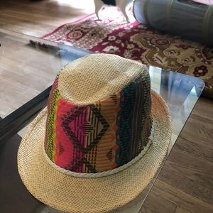 Ladies summer fun fedora hat